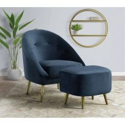 Taryn Navy Ottoman by Picket House Furnishings 9 Taryn Navy Ottoman by Picket House Furnishings -Picket House Furnishings Sales Store navy picket house furnishings accent chairs uti286000e 31 1000