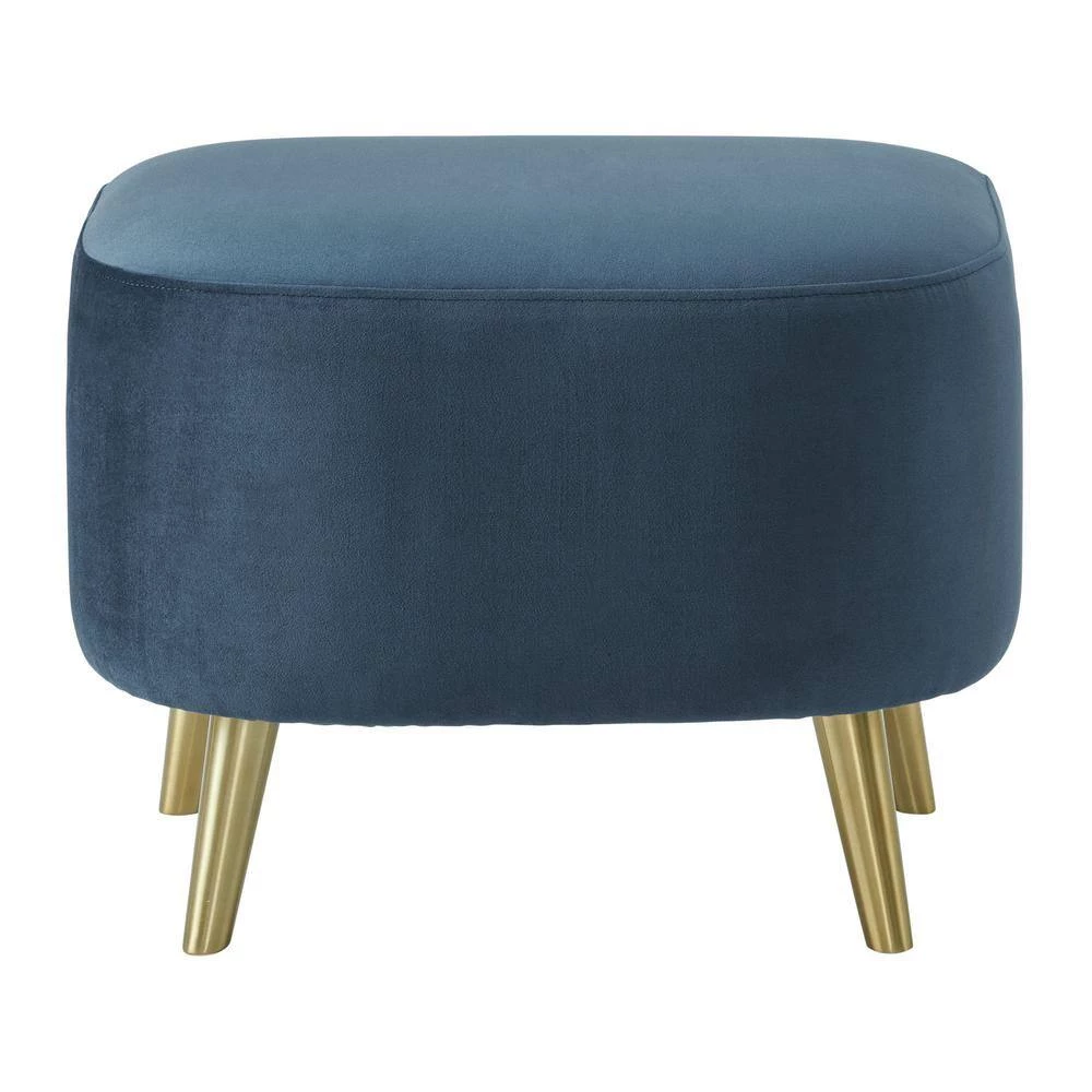 Taryn Navy Ottoman by Picket House Furnishings 4 Taryn Navy Ottoman by Picket House Furnishings - Image 4