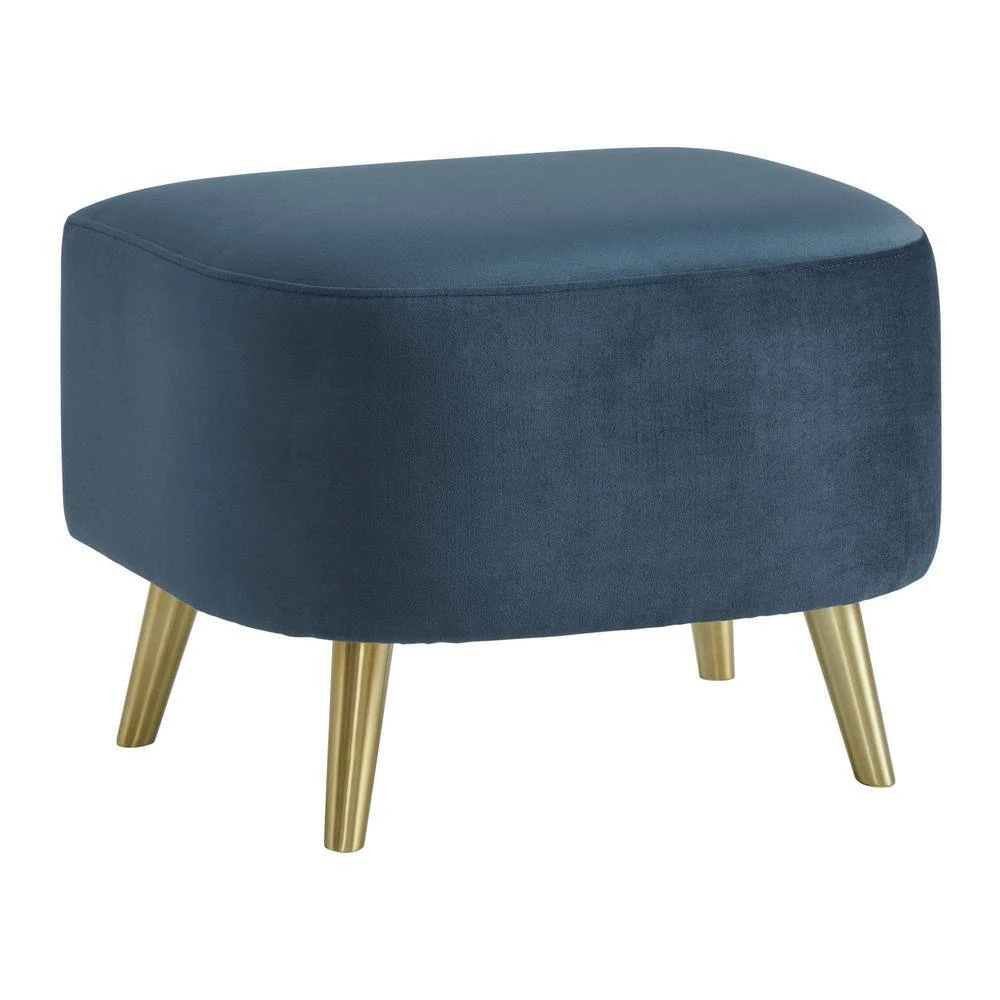 Taryn Navy Ottoman by Picket House Furnishings 2 Taryn Navy Ottoman by Picket House Furnishings - Image 2