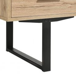 Elwood 60 in. Rectangle Oak Metal 2 Drawer Computer Desk by Picket House Furnishings -Picket House Furnishings Sales Store oak picket house furnishings computer desks a 12565 dk 44 1000