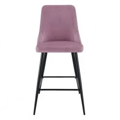 Ziva 27 in. Blush High Back Metal Bar Stool (Set of 2) by Picket House Furnishings -Picket House Furnishings Sales Store pink picket house furnishings bar stools r 2070 1903 bse 4f 1000