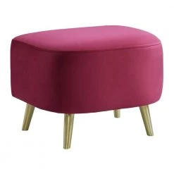 Cranberry Taryn Ottoman by Picket House Furnishings