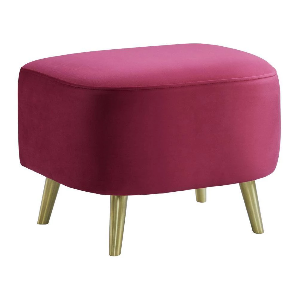 Cranberry Taryn Ottoman by Picket House Furnishings 2 Cranberry Taryn Ottoman by Picket House Furnishings - Image 2