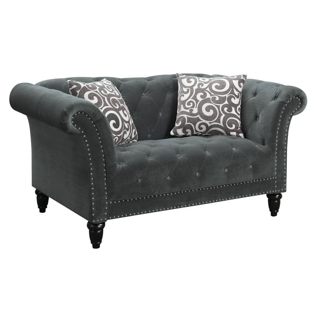 Twine 2-Piece Slate Gray Living Room Sofa and Loveseat Set by Picket House Furnishings 3 Twine 2-Piece Slate Gray Living Room Sofa and Loveseat Set by Picket House Furnishings - Image 3