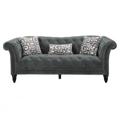 Twine 2-Piece Slate Gray Living Room Sofa and Loveseat Set by Picket House Furnishings