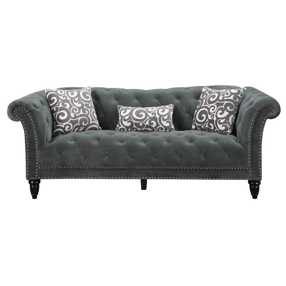 Twine 2-Piece Slate Gray Living Room Sofa and Loveseat Set by Picket House Furnishings 1 Twine 2-Piece Slate Gray Living Room Sofa and Loveseat Set by Picket House Furnishings