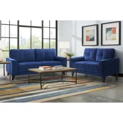 Asher 55 in. Snorkel Polyester 2-Seater Loveseat by Picket House Furnishings -Picket House Furnishings Sales Store snorkel picket house furnishings loveseats u 12520 4460 200 31 1000