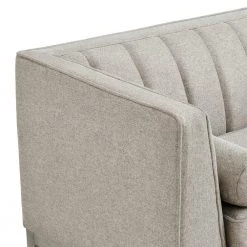 Hayworth 61 in. Fawn Polyester 2-Seater Loveseat by Picket House Furnishings -Picket House Furnishings Sales Store storm picket house furnishings loveseats u 2040 3980 200 4f 1000