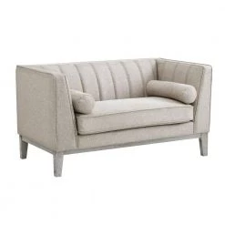 Hayworth 61 in. Fawn Polyester 2-Seater Loveseat by Picket House Furnishings