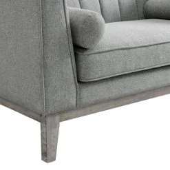 Hayworth 61 in. Charcoal Polyester 2-Seater Loveseat by Picket House Furnishings -Picket House Furnishings Sales Store storm picket house furnishings loveseats u 2040 3981 200 1f 1000