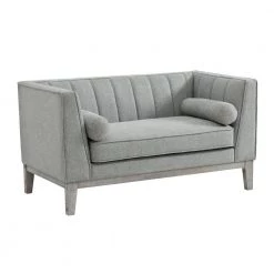 Hayworth 61 in. Charcoal Polyester 2-Seater Loveseat by Picket House Furnishings