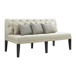 Mara Taupe Sofa with 7-Pillows by Picket House Furnishings