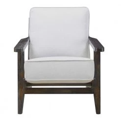 Mercer Accent Chair in Taupe w/ Espresso Legs by Picket House Furnishings