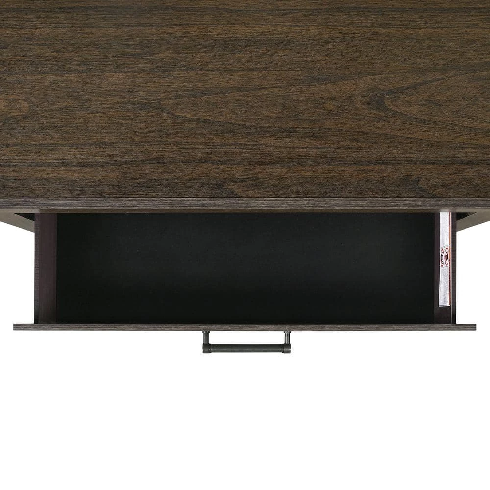 Hendrix 48 in. H x 35 in. W x 16 in. D 5-Drawer Chest in Walnut by Picket House Furnishings 4 Hendrix 48 in. H x 35 in. W x 16 in. D 5-Drawer Chest in Walnut by Picket House Furnishings - Image 4