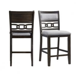 Taylor Counter Height Side Chair Set in Walnut by Picket House Furnishings