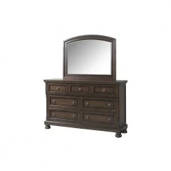 Kingsley Walnut Dresser and Mirror Set by Picket House Furnishings -Picket House Furnishings Sales Store walnut picket house furnishings dressers kt600drmr c3 1000
