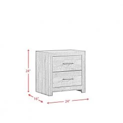 Beckett 2-Drawer Nightstand by Picket House Furnishings -Picket House Furnishings Sales Store walnut picket house furnishings nightstands by500ns 44 1000