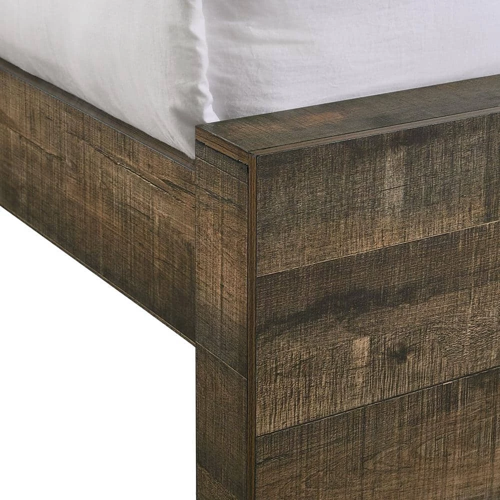 Beckett Walnut King Bookcase Panel Bed with Bluetooth by Picket House Furnishings 7 Beckett Walnut King Bookcase Panel Bed with Bluetooth by Picket House Furnishings - Image 7