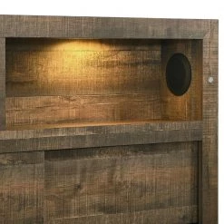 Beckett Walnut King Bookcase Panel Bed with Bluetooth by Picket House Furnishings 17 Beckett Walnut King Bookcase Panel Bed with Bluetooth by Picket House Furnishings -Picket House Furnishings Sales Store walnut picket house furnishings panel beds by520kb fa 1000