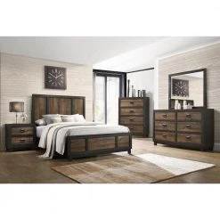Harrison Walnut King Panel Bed by Picket House Furnishings -Picket House Furnishings Sales Store walnut picket house furnishings platform beds hg100kb 31 1000