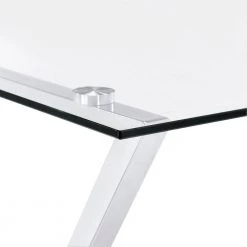 Hoyce 48 in. Rectangle White Glass 2 Drawer Computer Desk by Picket House Furnishings 10 Hoyce 48 in. Rectangle White Glass 2 Drawer Computer Desk by Picket House Furnishings -Picket House Furnishings Sales Store white glass picket house furnishings computer desks a 17360 dke 4f 1000