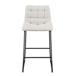 Richmond 30 in. Linen White High Back Metal Bar Stool (Set of 2) by Picket House Furnishings -Picket House Furnishings Sales Store white picket house furnishings bar stools bsh700bse 4f 1000