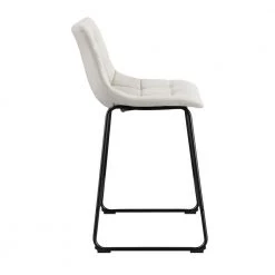 Richmond 25 in. Linen White High Back Metal Counter Stool (Set of 2) by Picket House Furnishings -Picket House Furnishings Sales Store white picket house furnishings bar stools bsh700cse 1f 1000