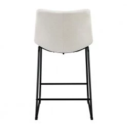 Richmond 25 in. Linen White High Back Metal Counter Stool (Set of 2) by Picket House Furnishings -Picket House Furnishings Sales Store white picket house furnishings bar stools bsh700cse 44 1000