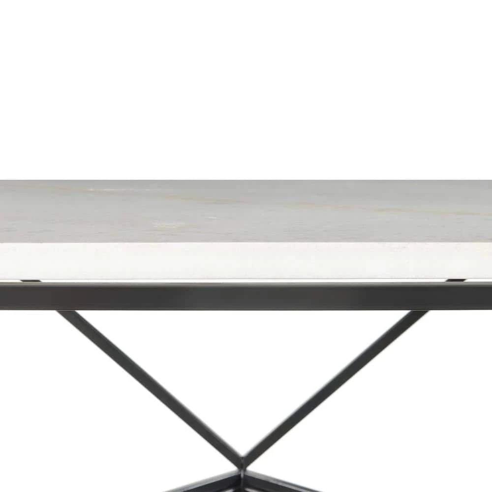 Conner Square Marble Coffee Table in White by Picket House Furnishings 6 Conner Square Marble Coffee Table in White by Picket House Furnishings - Image 6