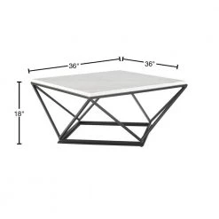 Conner Square Marble Coffee Table in White by Picket House Furnishings 10 Conner Square Marble Coffee Table in White by Picket House Furnishings -Picket House Furnishings Sales Store white picket house furnishings coffee tables crk100cte 40 1000