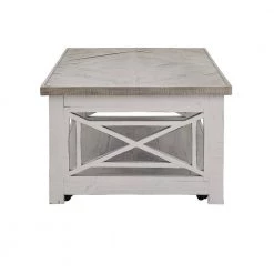 Willa 46 in. White Rectangular Wood Coffee Table by Picket House Furnishings -Picket House Furnishings Sales Store white picket house furnishings coffee tables m 9920 293 ct 4f 1000