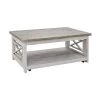 Willa 46 in. White Rectangular Wood Coffee Table by Picket House Furnishings