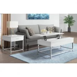 Sienna 48 in. White Rectangle Lift-Top Wood Coffee Table by Picket House Furnishings 13 Sienna 48 in. White Rectangle Lift-Top Wood Coffee Table by Picket House Furnishings -Picket House Furnishings Sales Store white picket house furnishings coffee tables t 280 ct 31 1000