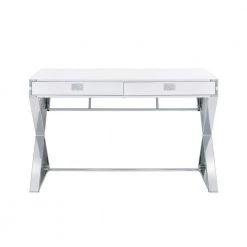 Estelle 47 in. Rectangle White Metal 2 Drawer Computer Desk by Picket House Furnishings -Picket House Furnishings Sales Store white picket house furnishings computer desks a 4967 dk c3 1000