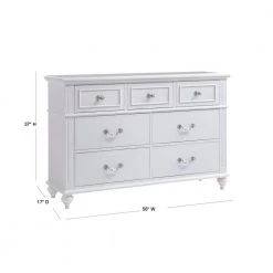 Annie 7-Drawer White Dresser by Picket House Furnishings -Picket House Furnishings Sales Store white picket house furnishings dressers an700dr 40 1000
