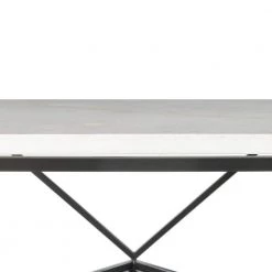 Conner Square Marble End Table in Marble by Picket House Furnishings -Picket House Furnishings Sales Store white picket house furnishings end side tables crk100ete 1f 1000
