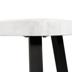 Lena White Marble Top 24 in. End Table by Picket House Furnishings -Picket House Furnishings Sales Store white picket house furnishings furniture parts ctn100ete 4f 1000