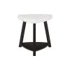 Lena White Marble Top 24 in. End Table by Picket House Furnishings