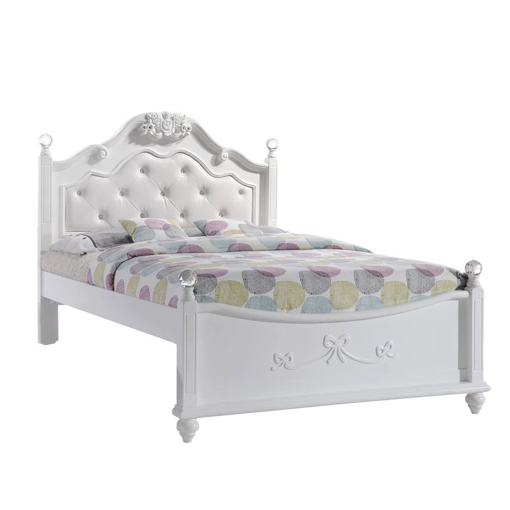 Annie 4-Piece White Full Platform Bedroom Set by Picket House Furnishings 2 Annie 4-Piece White Full Platform Bedroom Set by Picket House Furnishings - Image 2