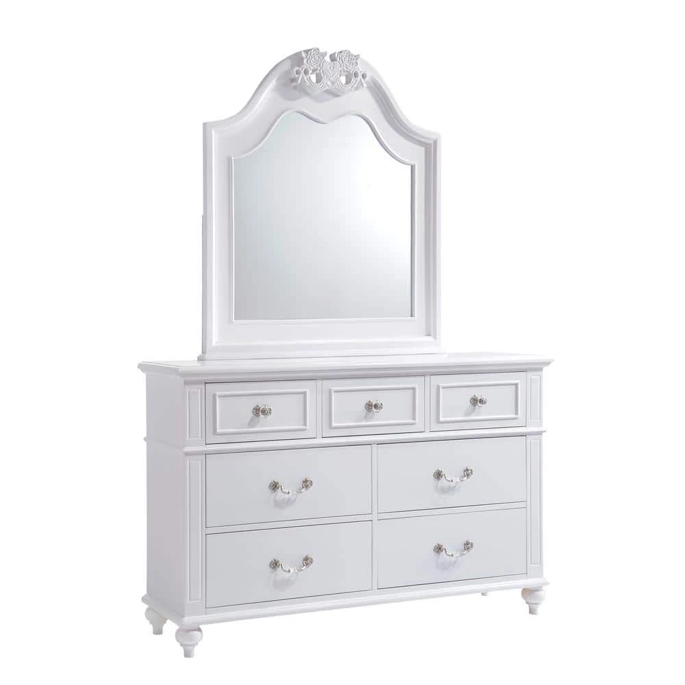 Annie 6-Piece White Full Platform Bedroom Set by Picket House Furnishings 4 Annie 6-Piece White Full Platform Bedroom Set by Picket House Furnishings - Image 4