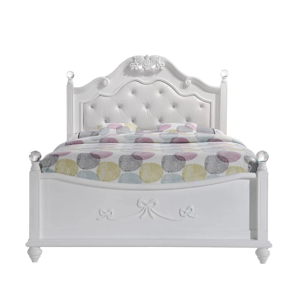 Annie 6-Piece White Full Platform Bedroom Set by Picket House Furnishings 3 Annie 6-Piece White Full Platform Bedroom Set by Picket House Furnishings - Image 3