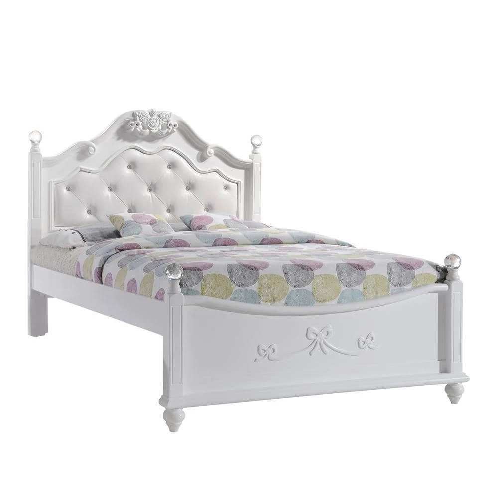 Annie 6-Piece White Full Platform Bedroom Set by Picket House Furnishings 2 Annie 6-Piece White Full Platform Bedroom Set by Picket House Furnishings - Image 2