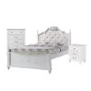 Annie 3-Piece White Full Platform Bedroom Set with Storage Trundle by Picket House Furnishings