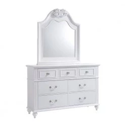 Annie 4-Piece White Full Platform Bedroom Set with Storage Trundle by Picket House Furnishings -Picket House Furnishings Sales Store white picket house furnishings kids beds an700ft4pc 44 1000