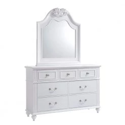 Annie 5-Piece White Full Platform Bedroom Set with Storage Trundle by Picket House Furnishings -Picket House Furnishings Sales Store white picket house furnishings kids beds an700ft5pc 1f 1000