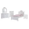 Annie 5-Piece White Twin Platform Bedroom Set by Picket House Furnishings