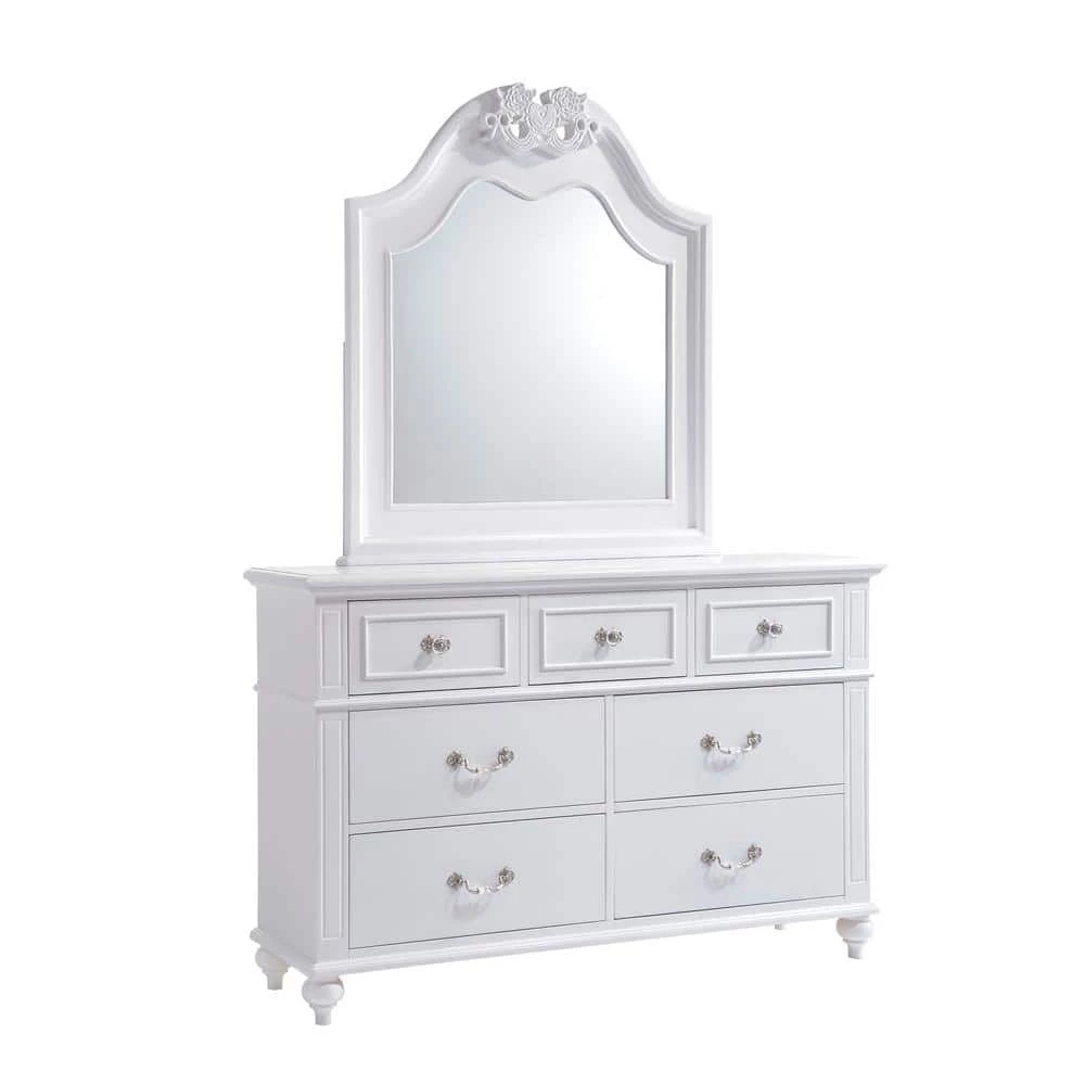 Annie 4-Piece White Twin Platform Bedroom Set with Storage Trundle by Picket House Furnishings 4 Annie 4-Piece White Twin Platform Bedroom Set with Storage Trundle by Picket House Furnishings - Image 4