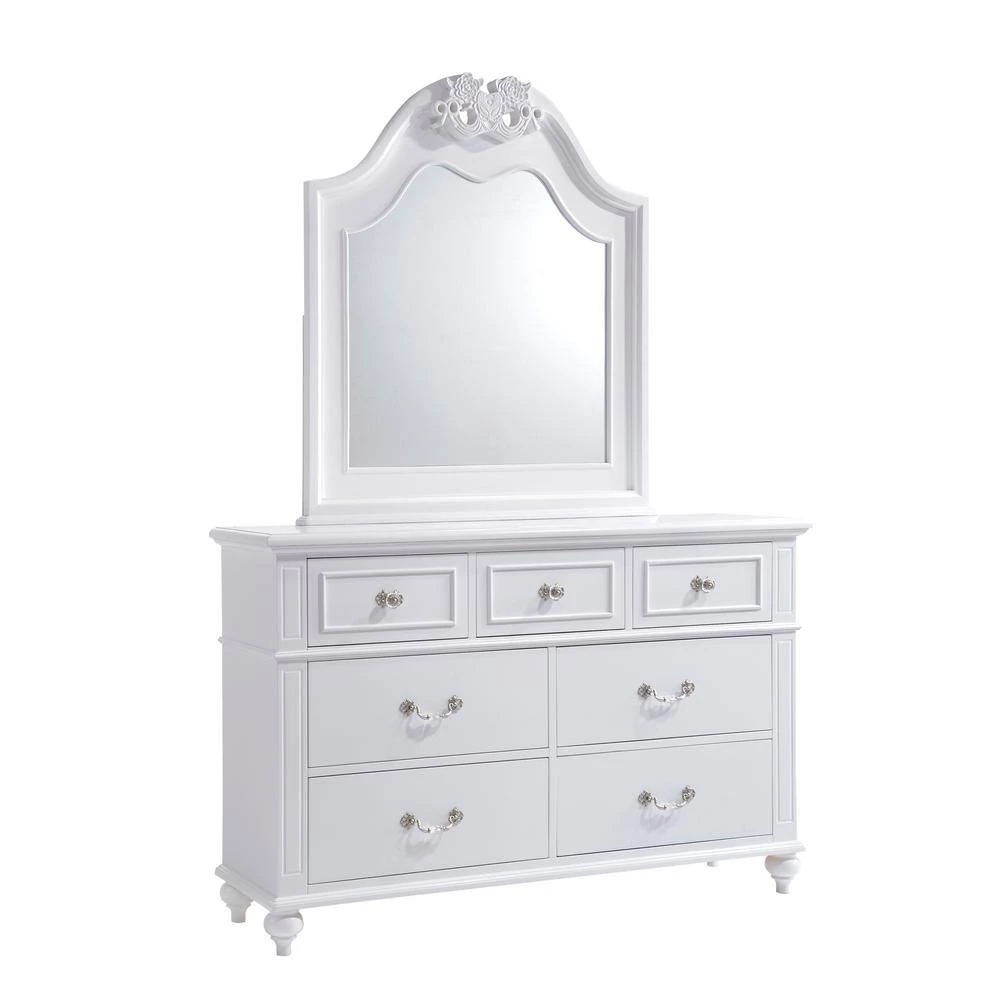 Annie 5-Piece White Twin Platform Bedroom Set with Storage Trundle by Picket House Furnishings 4 Annie 5-Piece White Twin Platform Bedroom Set with Storage Trundle by Picket House Furnishings - Image 4