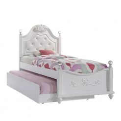 Annie 5-Piece White Twin Platform Bedroom Set with Storage Trundle by Picket House Furnishings 11 Annie 5-Piece White Twin Platform Bedroom Set with Storage Trundle by Picket House Furnishings -Picket House Furnishings Sales Store white picket house furnishings kids beds an700tt5pc c3 1000