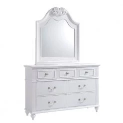 Annie 6-Piece White Twin Platform Bedroom Set with Storage Trundle by Picket House Furnishings -Picket House Furnishings Sales Store white picket house furnishings kids beds an700tt6pc 4f 1000